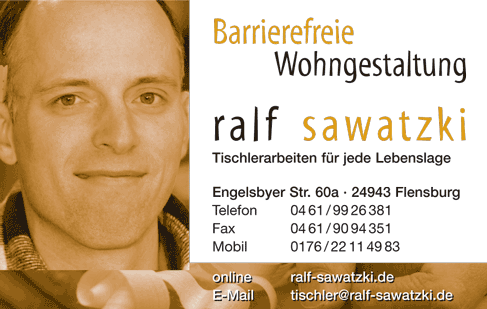 Ralf Sawatzki - Tischlerei für jede Lebenslage - Barrierefreie Wohnraumgestaltung